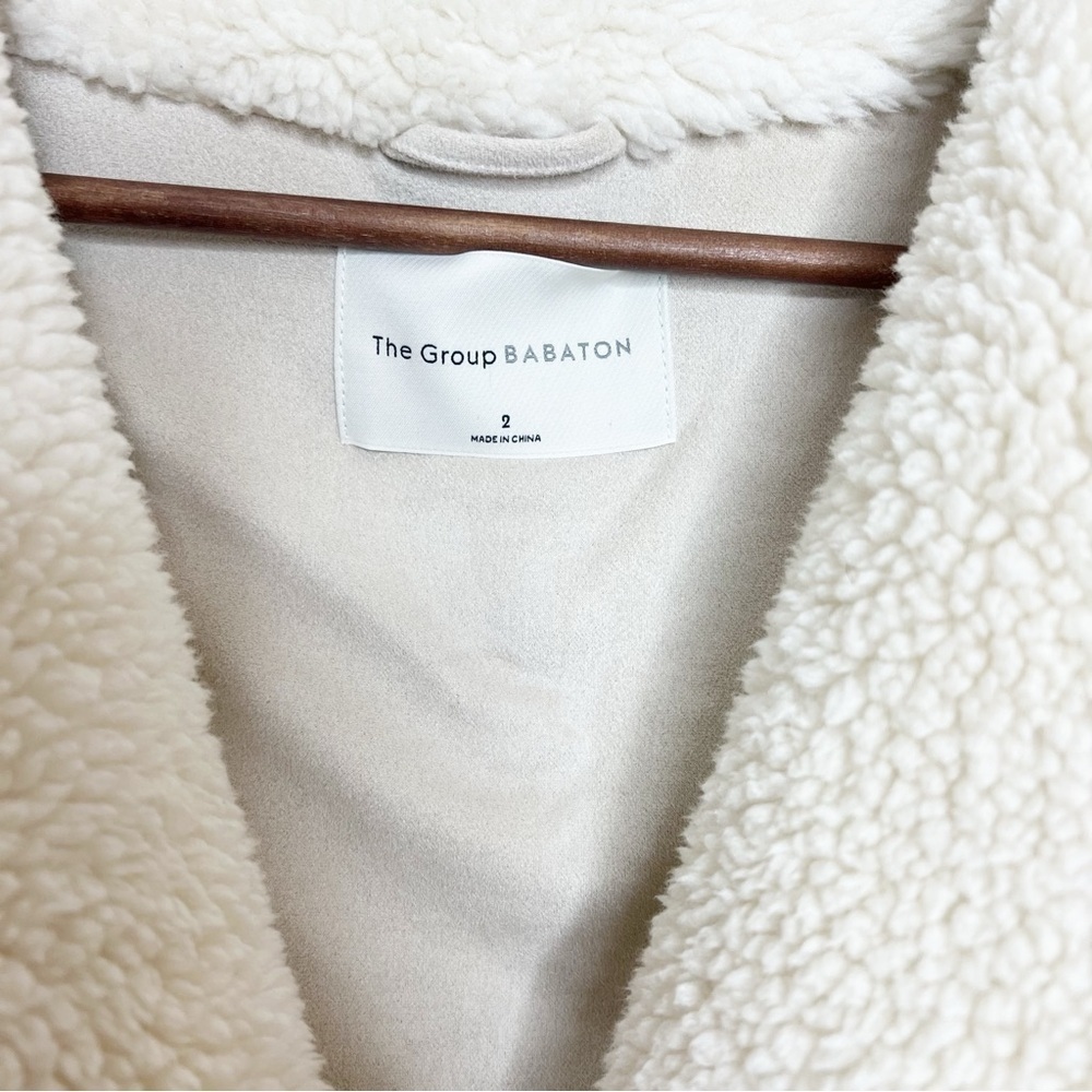 The Group by Babaton Aritzia Sherpa Teddy Jacket Size 2 - Picture 5 of 9
